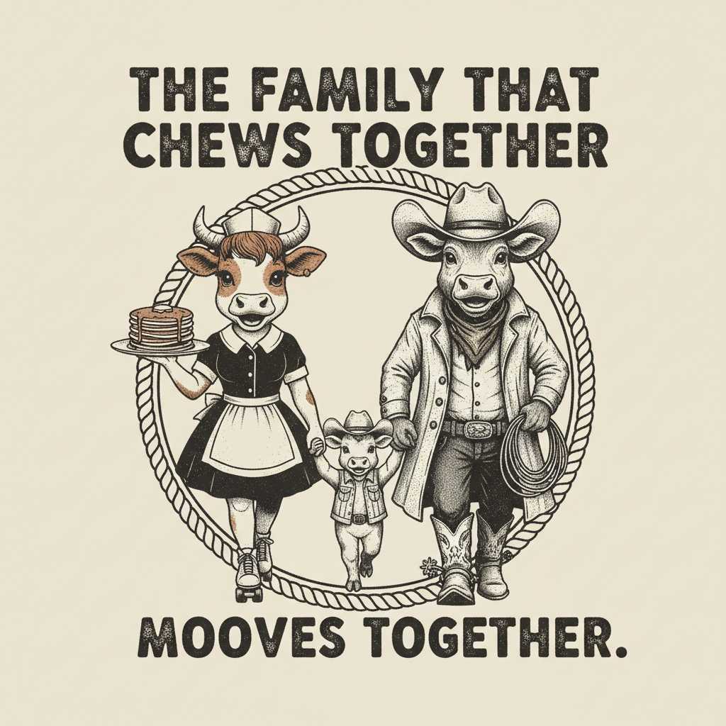 Family Tee - Cowboy Dad Version
