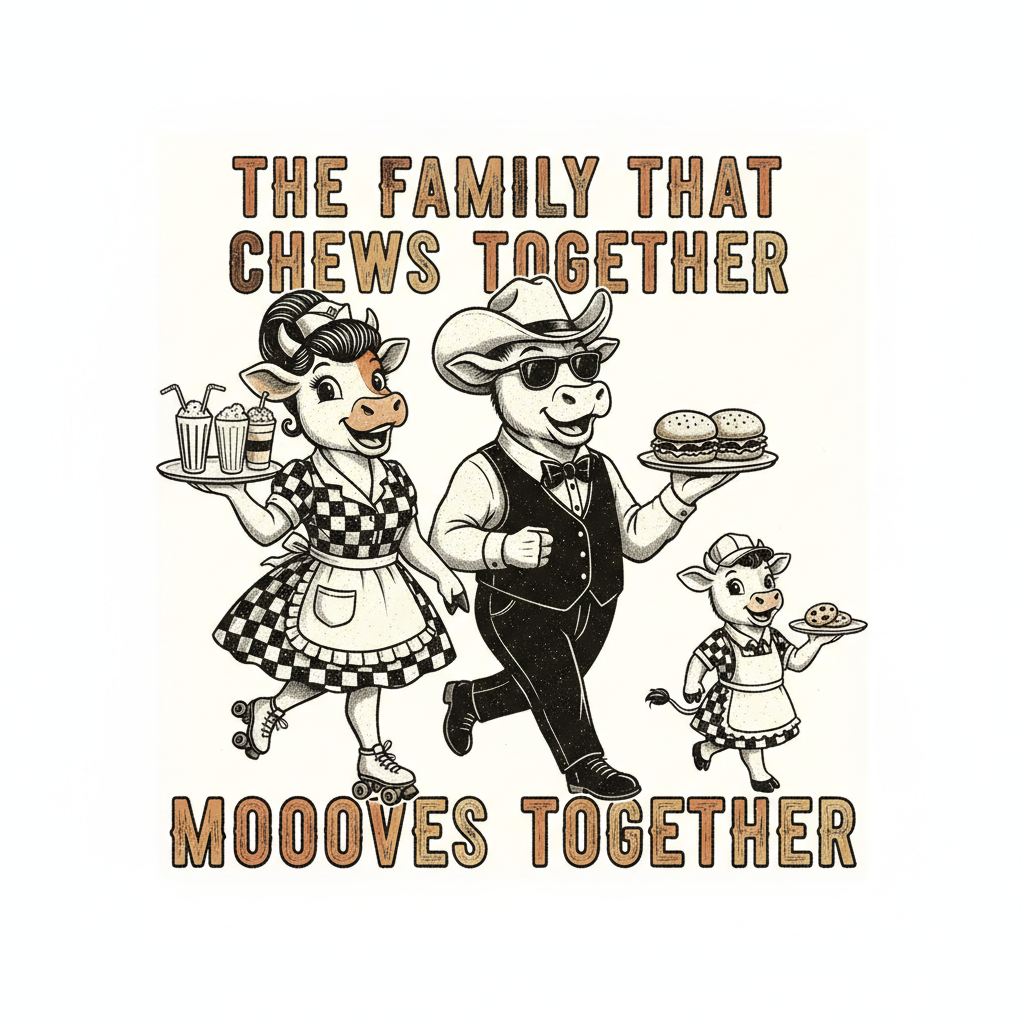 Family Tee - The Family That Chews Together
