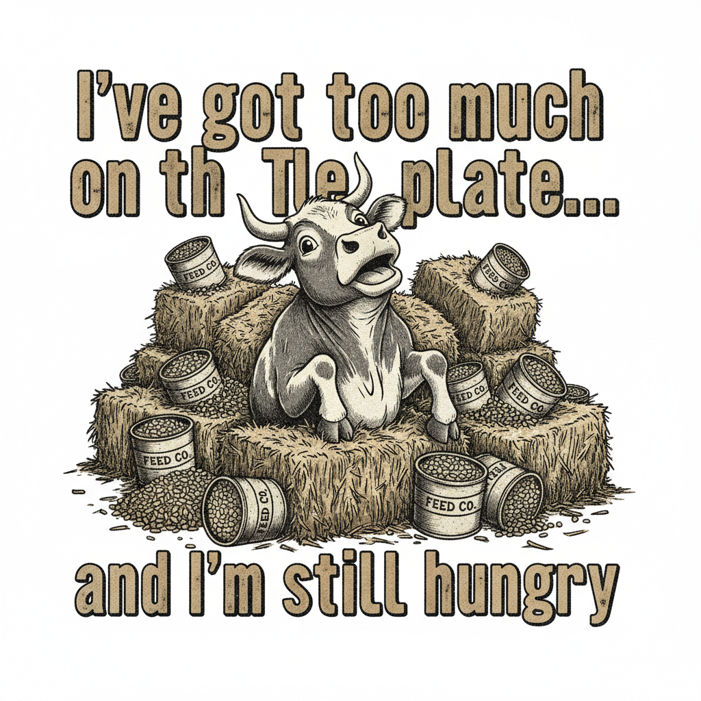 Hay and Protein Tubs Tee Design